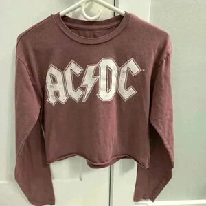 AC/DC Mauve Long Sleeve Tee